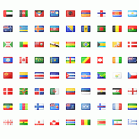 Štáty iné - vlajky na výšku